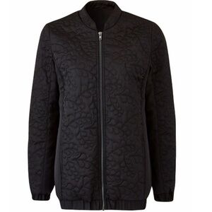 SIMPLY BE CAPSULE STITCHED BOMBER JACKET - BLACK SIZE 12 (NEW WITH TAGS) A21